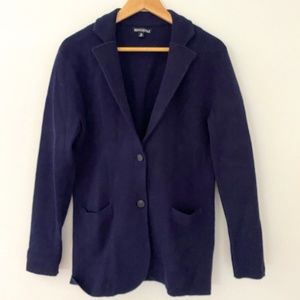 J. Crew Mercantile Sweater Blazer, Navy - size M